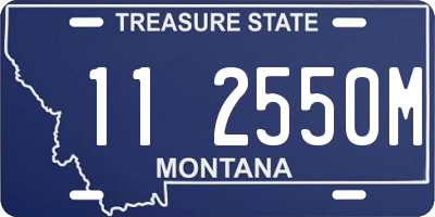 MT license plate 112550M