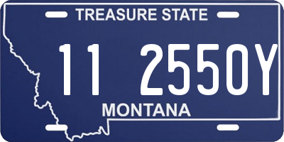 MT license plate 112550Y