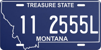 MT license plate 112555L