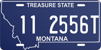 MT license plate 112556T