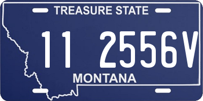 MT license plate 112556V