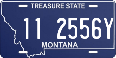 MT license plate 112556Y