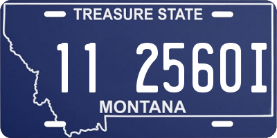 MT license plate 112560I