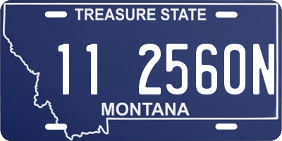 MT license plate 112560N