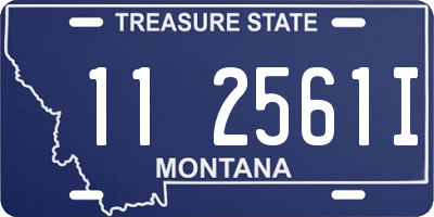 MT license plate 112561I