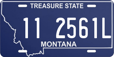 MT license plate 112561L