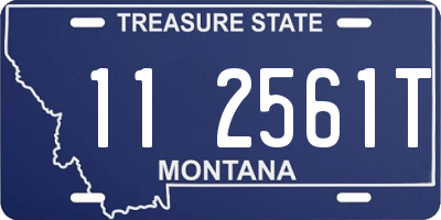 MT license plate 112561T