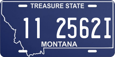 MT license plate 112562I