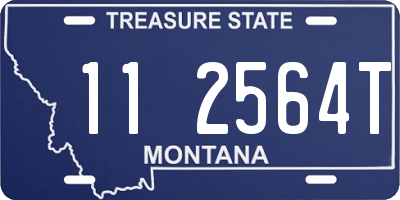 MT license plate 112564T