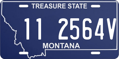 MT license plate 112564V