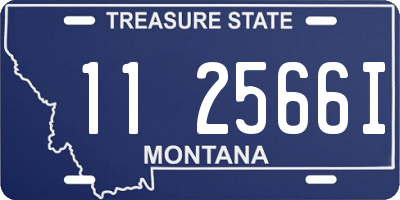 MT license plate 112566I