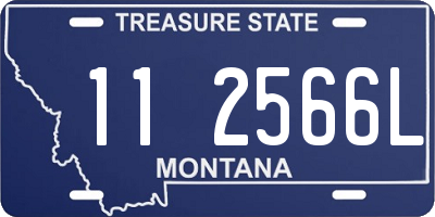 MT license plate 112566L