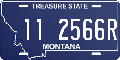 MT license plate 112566R