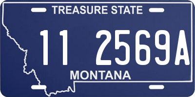 MT license plate 112569A
