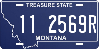 MT license plate 112569R