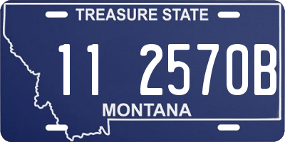 MT license plate 112570B