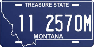 MT license plate 112570M