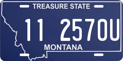 MT license plate 112570U