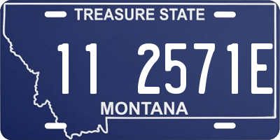 MT license plate 112571E