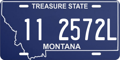 MT license plate 112572L