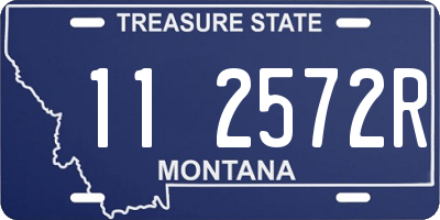 MT license plate 112572R