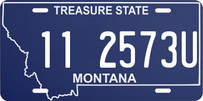 MT license plate 112573U