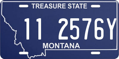 MT license plate 112576Y