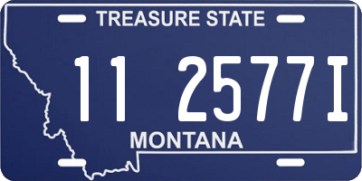 MT license plate 112577I