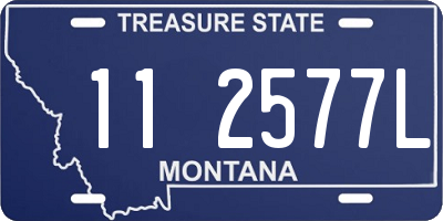 MT license plate 112577L