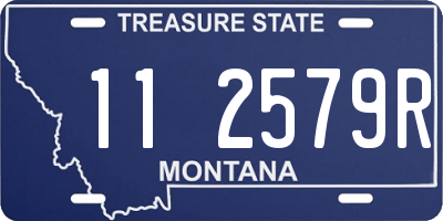 MT license plate 112579R