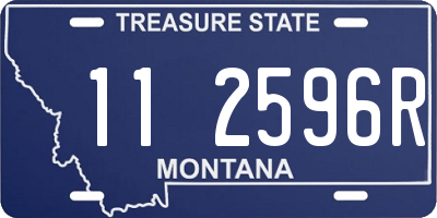 MT license plate 112596R