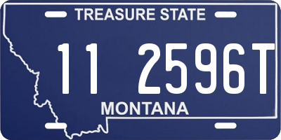 MT license plate 112596T