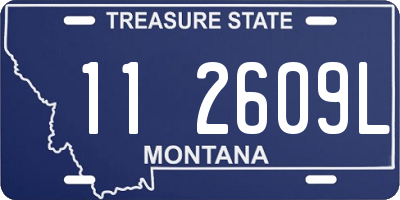 MT license plate 112609L