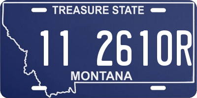 MT license plate 112610R