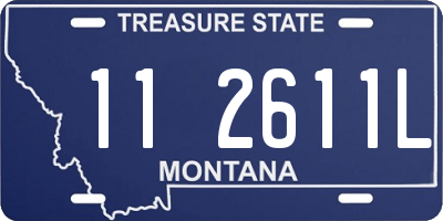 MT license plate 112611L