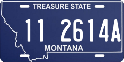 MT license plate 112614A