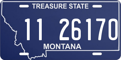 MT license plate 112617O