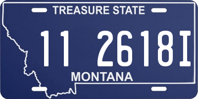 MT license plate 112618I