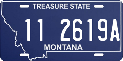 MT license plate 112619A