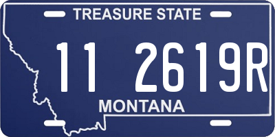 MT license plate 112619R