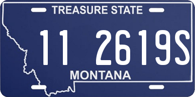 MT license plate 112619S