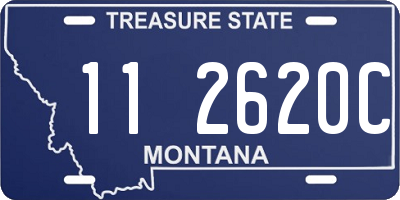MT license plate 112620C