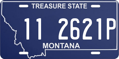MT license plate 112621P