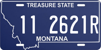 MT license plate 112621R