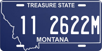 MT license plate 112622M