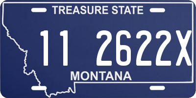 MT license plate 112622X