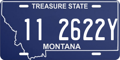 MT license plate 112622Y
