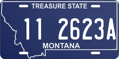MT license plate 112623A