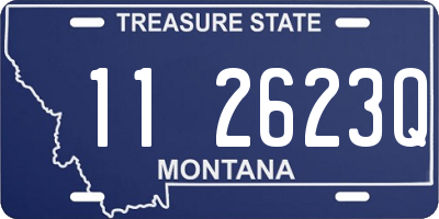 MT license plate 112623Q