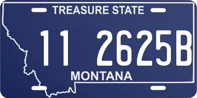 MT license plate 112625B